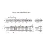A 시리즈 짧은 피치 정밀 롤러 체인