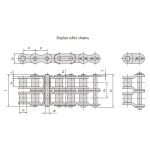 B 시리즈 단 피치 정밀 롤러 체인