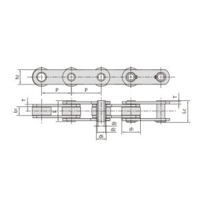 FVC 시리즈 중공 핀 컨베이어 체인