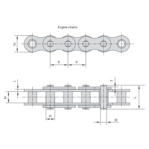 오토바이 엔진 체인