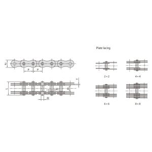 다중 플레이트 핀 체인
