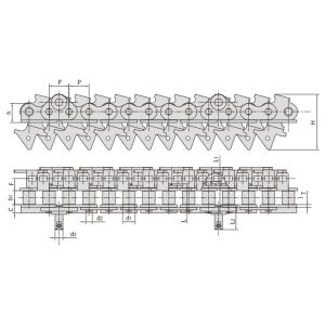 인쇄용 다리미 건조실 라인 체인