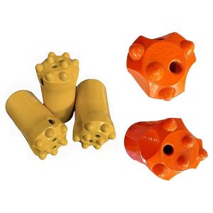 탑 해머 암반 시추 공구용 테이퍼형 버튼 비트